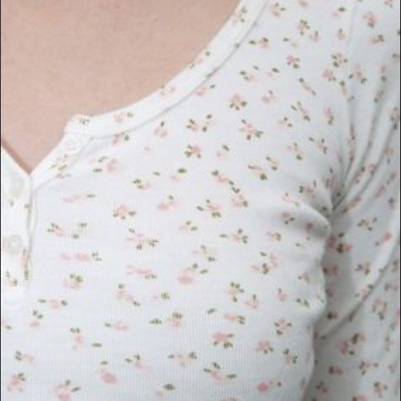 pink floral brandy long sleeve - Picture 2 of 3